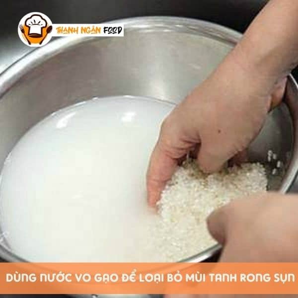 Khử mùi tanh bằng nước vo gạo 