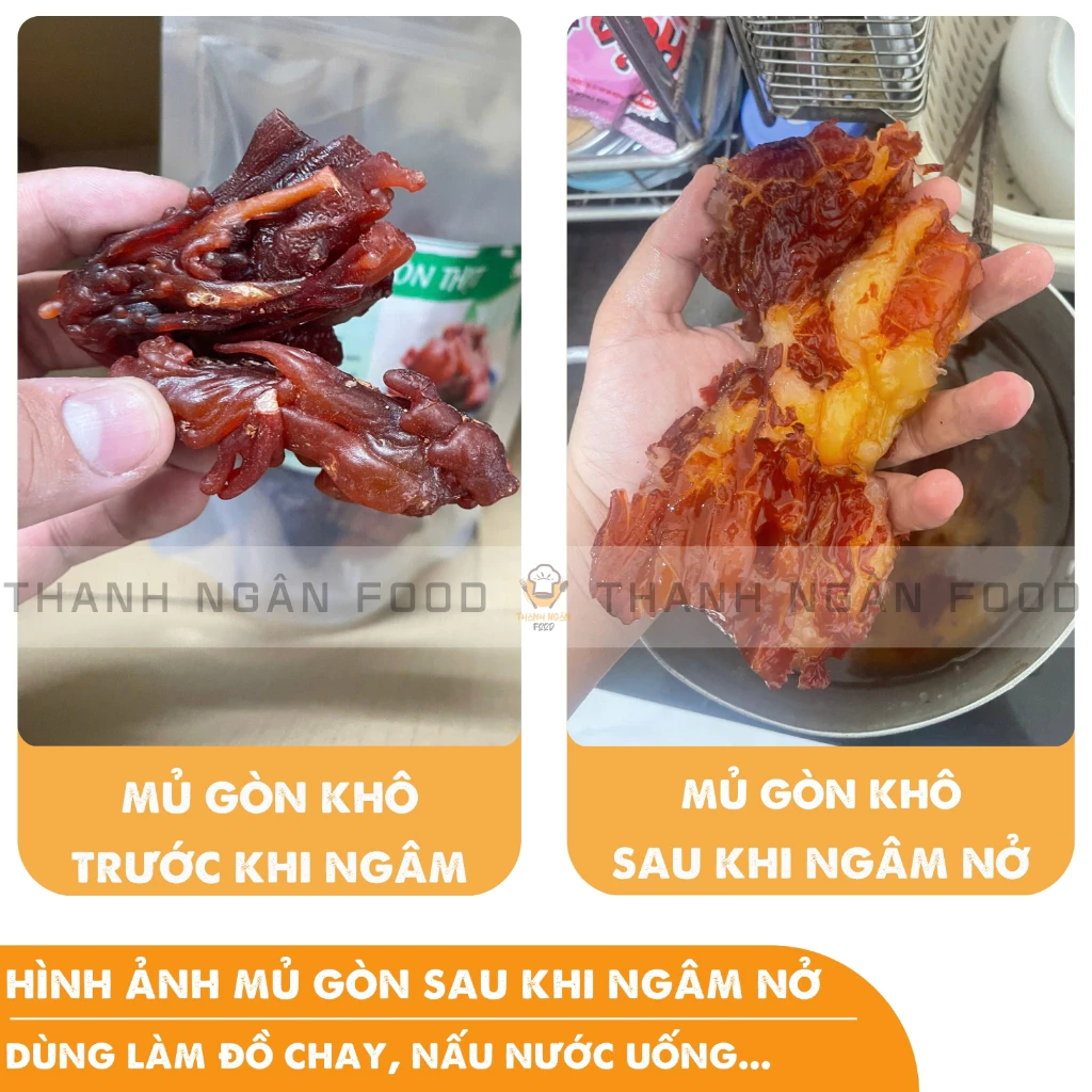 Mủ Gòn Thịt Hàng Loại 1, Nhiều Thịt, Ít Bám Vỏ Cây, Không Phẩm Màu, Không Hương Liệu 4 Mu Gon 04